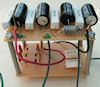  A closer view rectifier and capacitor board mounted together